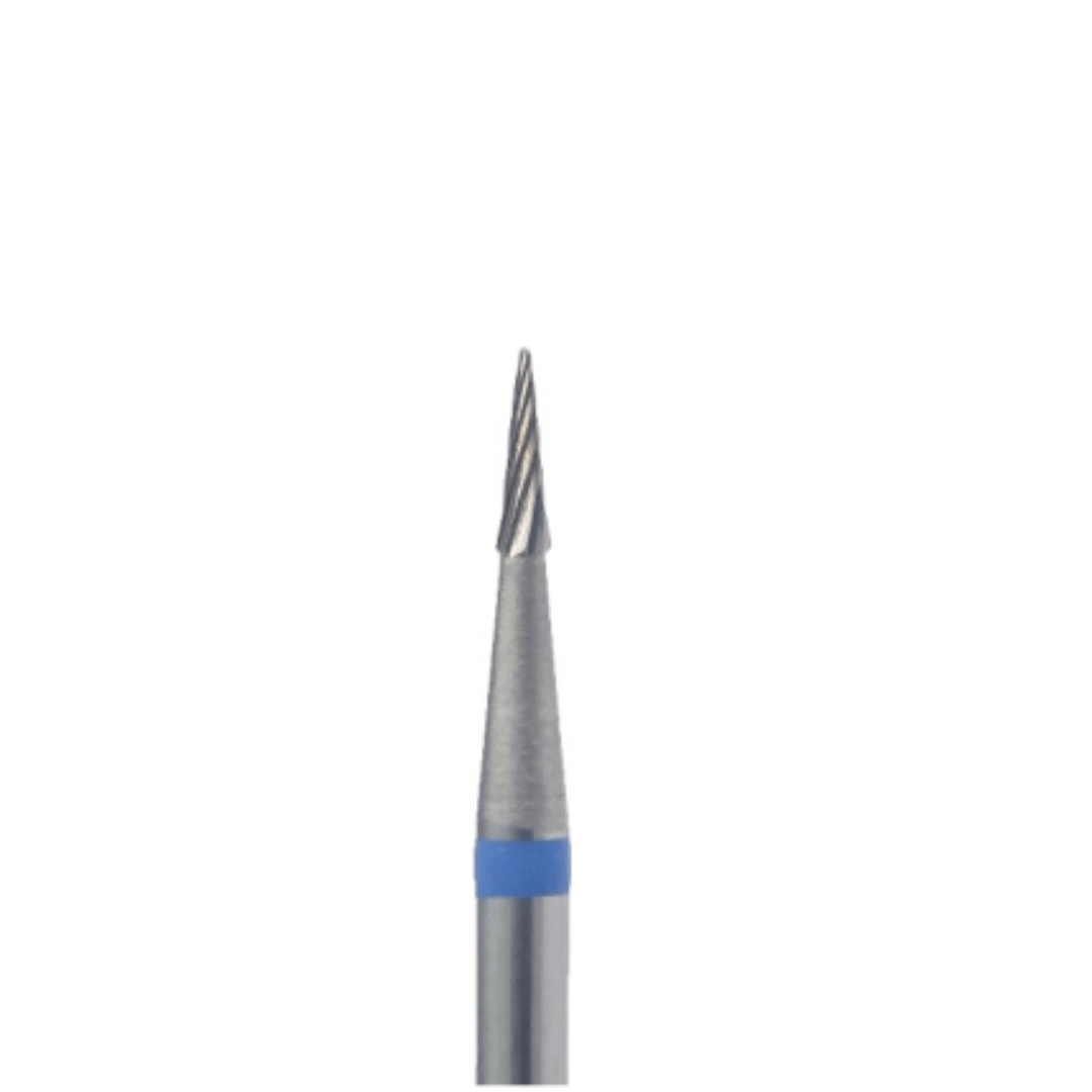 Carbide Sharp Mini Corn Nail Drill Bit - Coarse Grit (Blue)