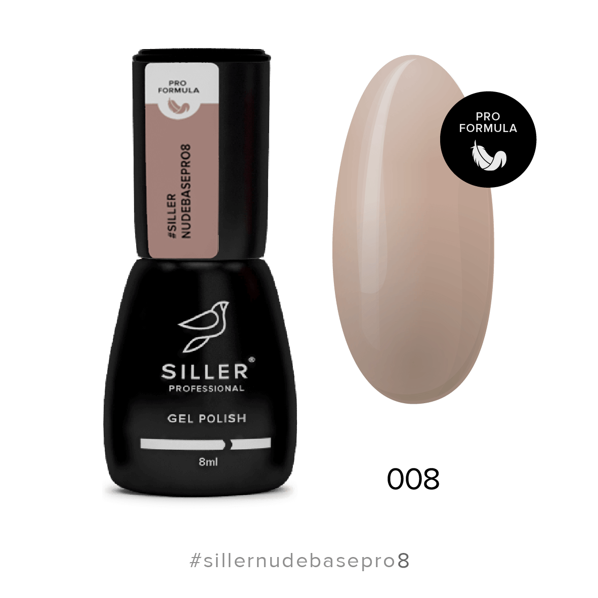 Siller Nude Base Pro #8 - Gray Beige