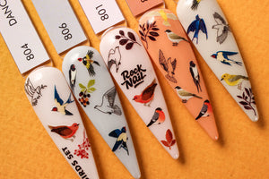 Rocknail Tattoo Bird Set Decal/Slider