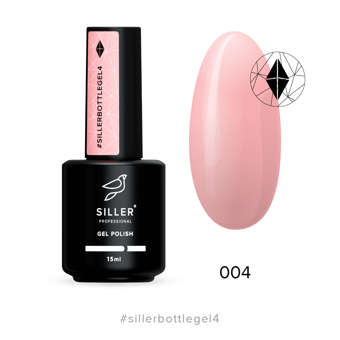 Siller Bottle Gel #4 - Pale Peach