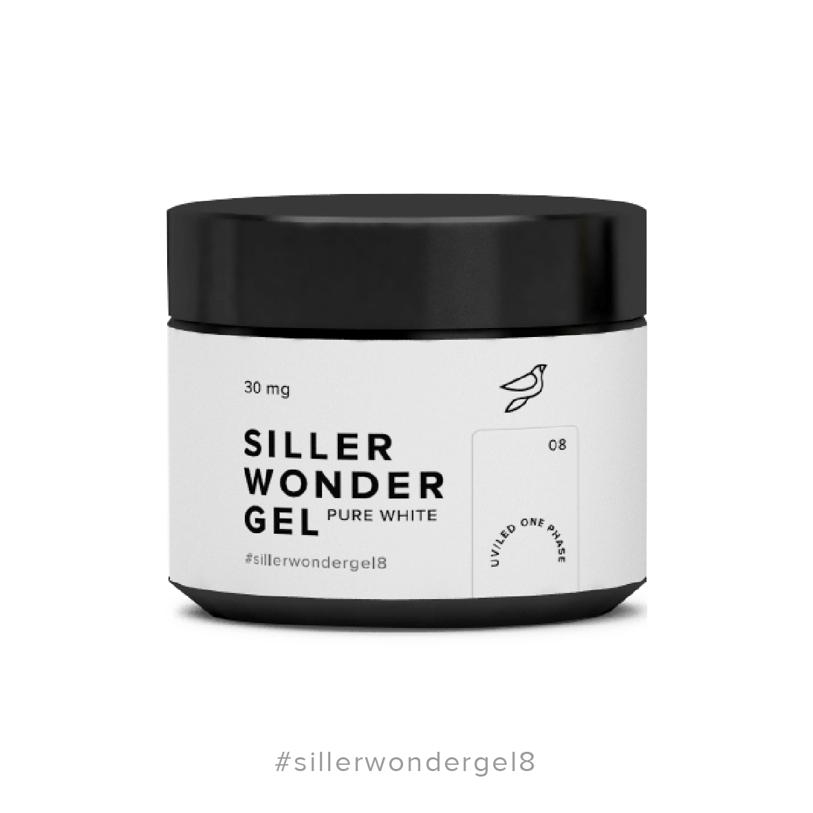 Siller Wonder Builder Gel #8 - Whiter than White