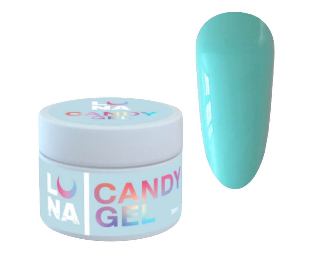 Luna Candy Builder Gel 14, 15 or 30 ml - Tourquise
