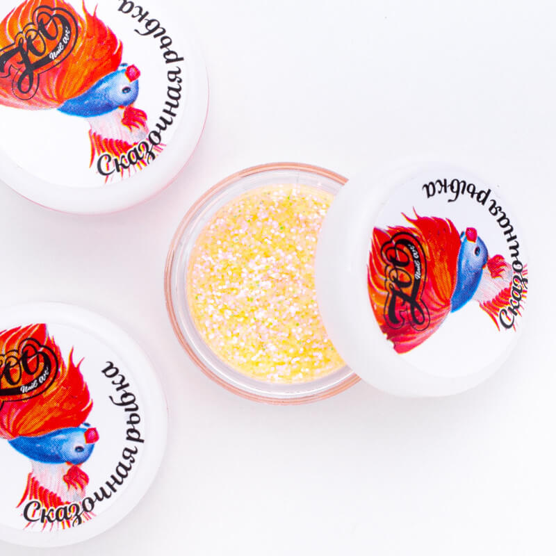 Zoo Nail Art Mirror Gloss "Fairytale Fish" - Orange