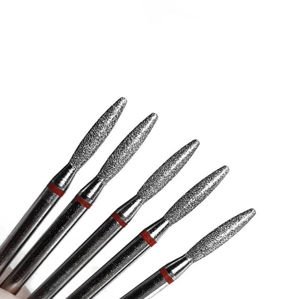 E-file Nail Drill Bit Flame 2.3 mm Kazan Russian manicure factory 7 pc Kmiz original