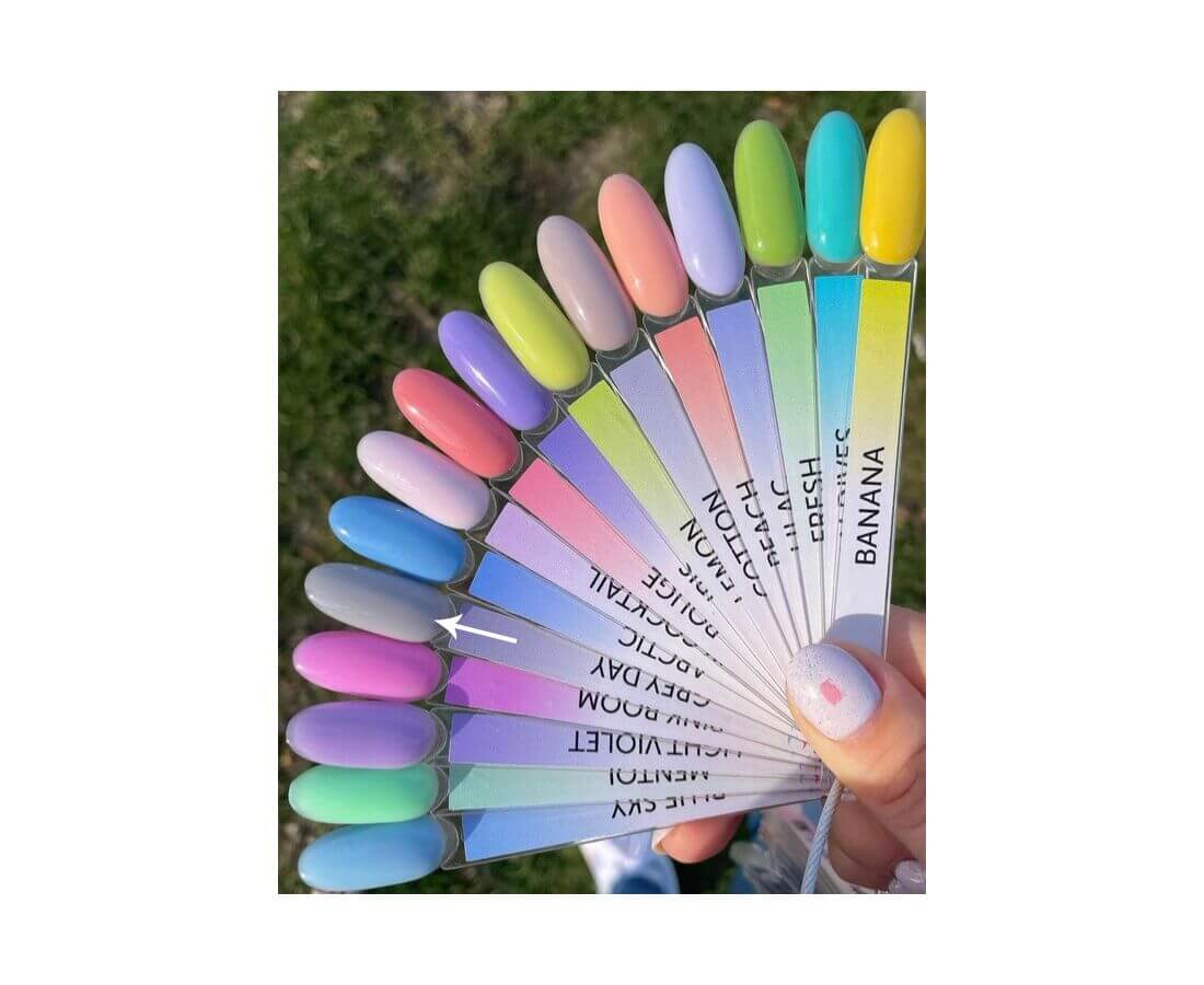 Luna Colored Rubber Base - Gray Day