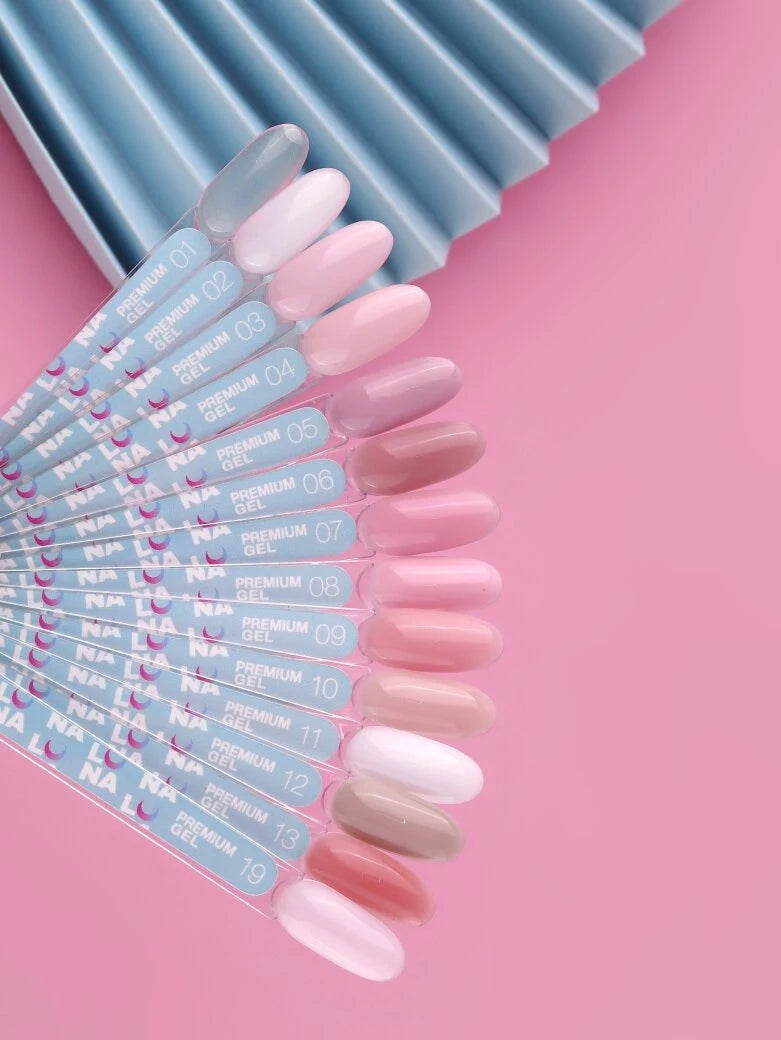 Luna Premium Builder Gel 10, 15/30 ml - Milky Pink