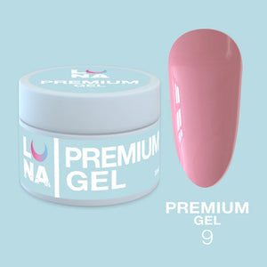 Luna Premium Builder Gel 9, 30 ml - Pink Beige
