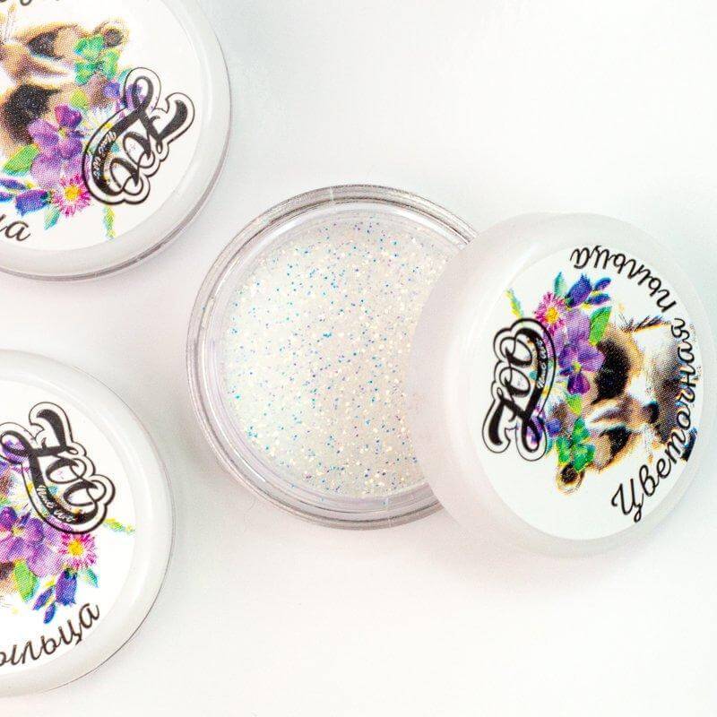 Zoo Nail Art Mirror Gloss Flower Pollen - White #1