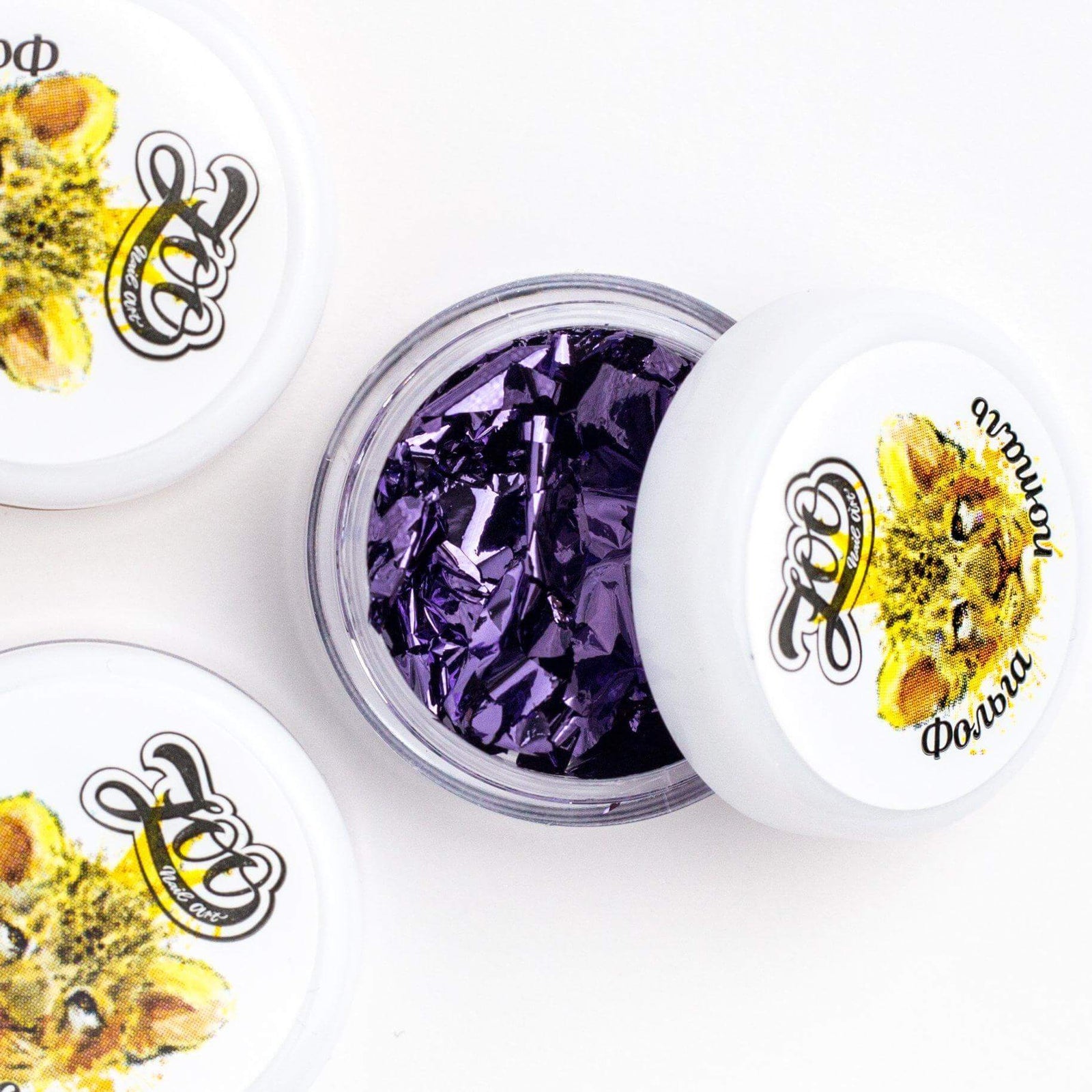 Zoo Nail Art Foil Potal - Purple