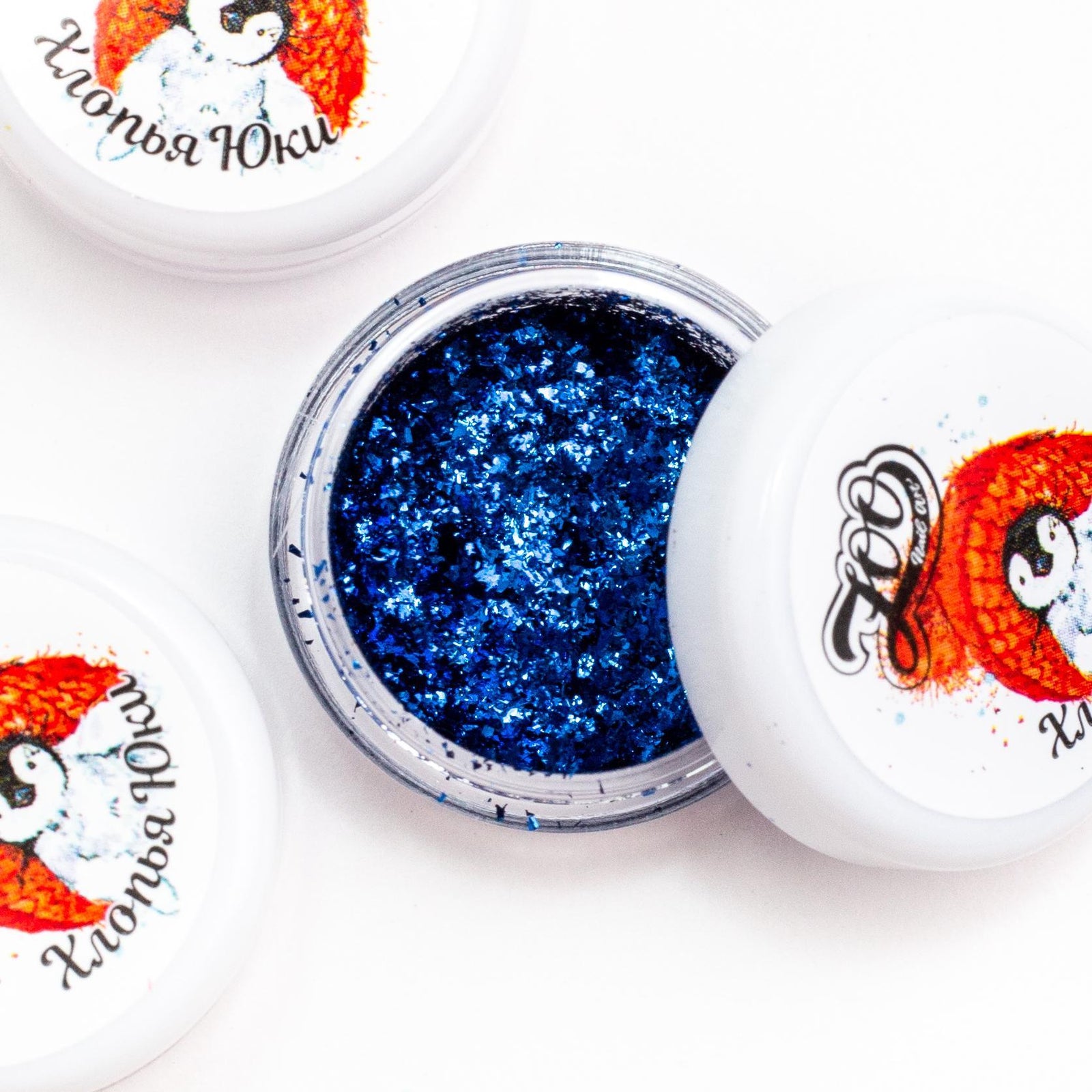 Zoo Nail Art Yuki flakes- Blue