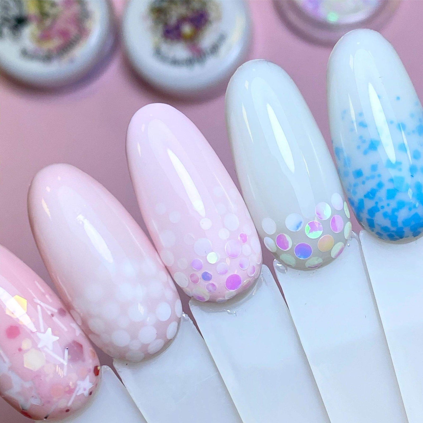 Zoo Nail Art Kamifubuki  Pearly - White Pink