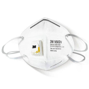 3M KN95 Protective Face Mask with Valve: 9502V