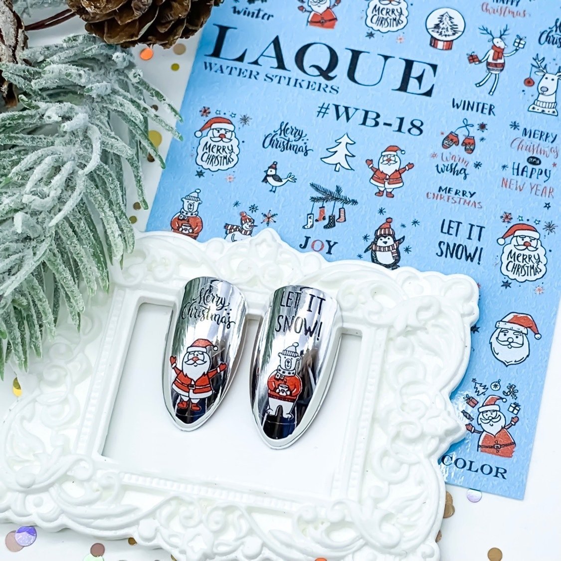 Laque Merry Christmas Slider - Nail Mart USA