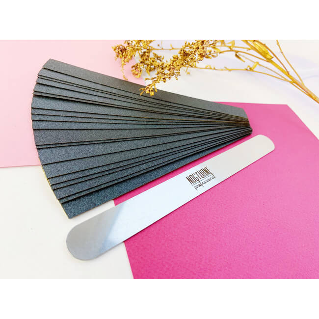 Nogturne Professional Replaceable Nail Files: Black