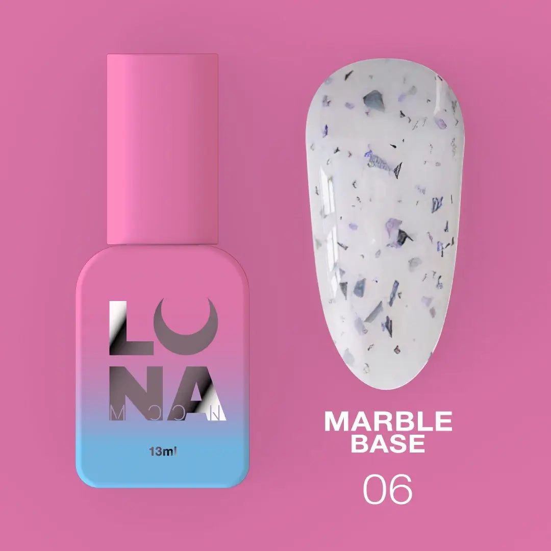 Luna Marble Rubber Base #6