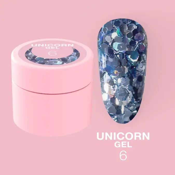 Luna Unicorn Glitter Gel #6 - Nail Mart USA