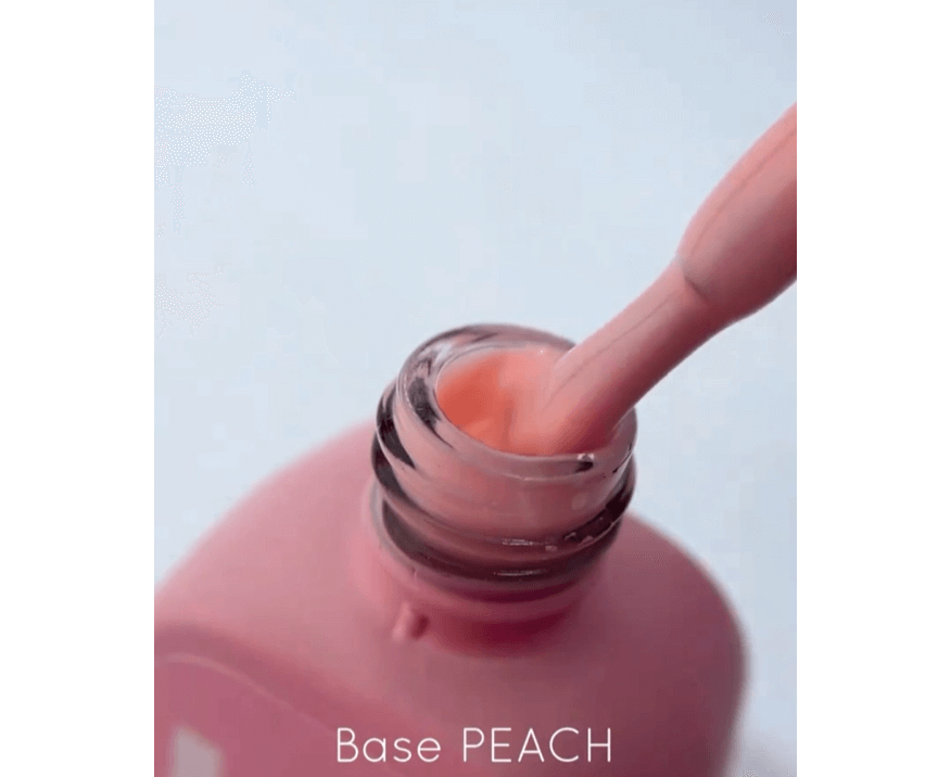 Luna Colored Rubber Base - Peach
