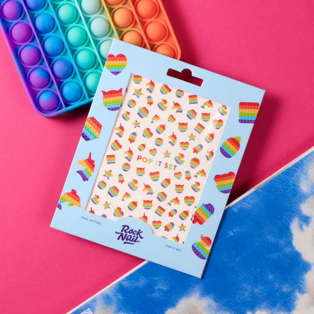 Rocknail Tattoo Pop It Decal/Slider