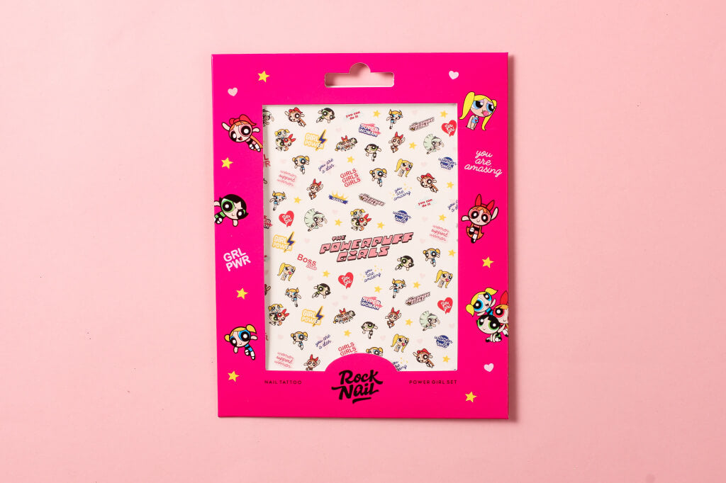 Rocknail Tattoo Power Girl Decal/Slider