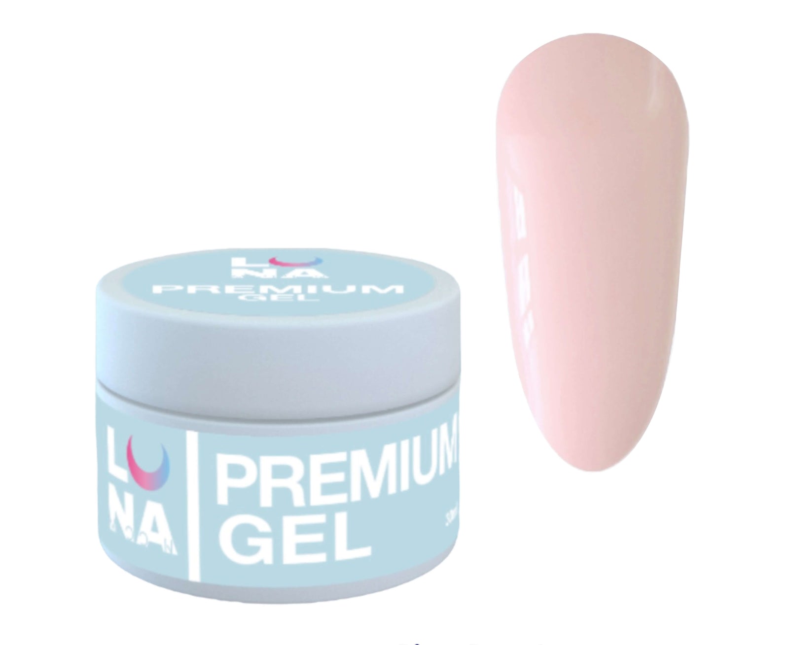 Luna Premium Builder Gel 4, 15/30 ml - Nude