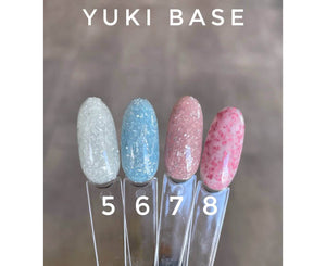 Luna Yuki Rubber Base 5 - Milk w/ Silver Flakes