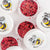 Zoo Nail Art Disco Honeycomb Hexagon Mix - Red - Nail Mart USA