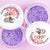 Zoo Nail Art Snowflake Confetti Mix - Purple - Nail Mart USA