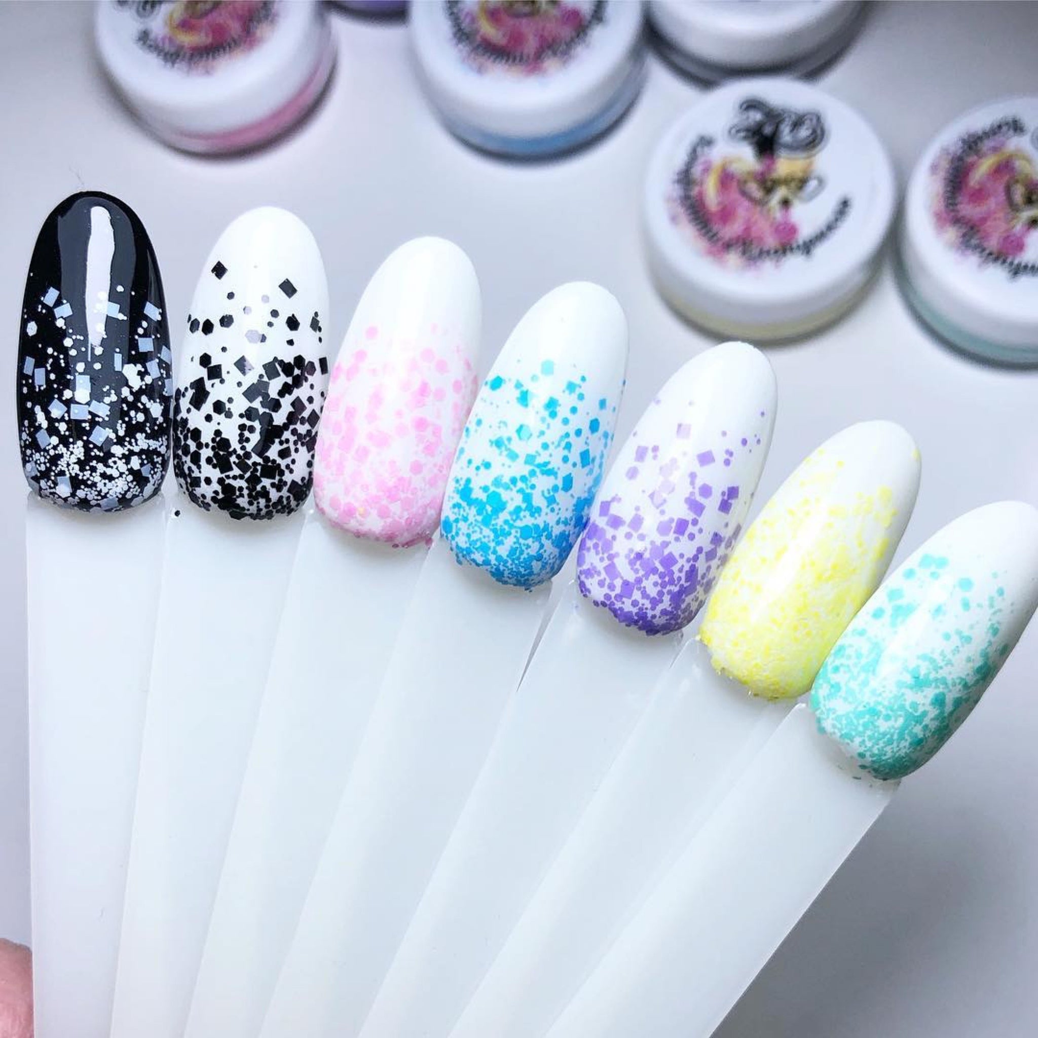 A Certain Becca Nails: 26 Great Nail Art Ideas - Pastel to Bold Gradient  with Something on Top